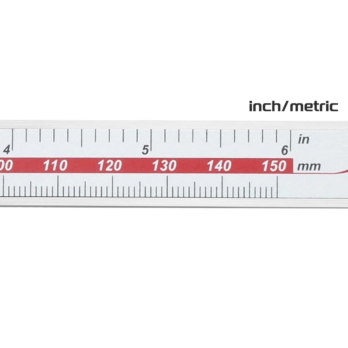 Digital Messschieber Messbereich 150 mm - Tellermessflächen, Edelstahl Messlehre Messwerkzeuge mit Ersatzbatterie und größem Display, mm/inch (0-150 mm)