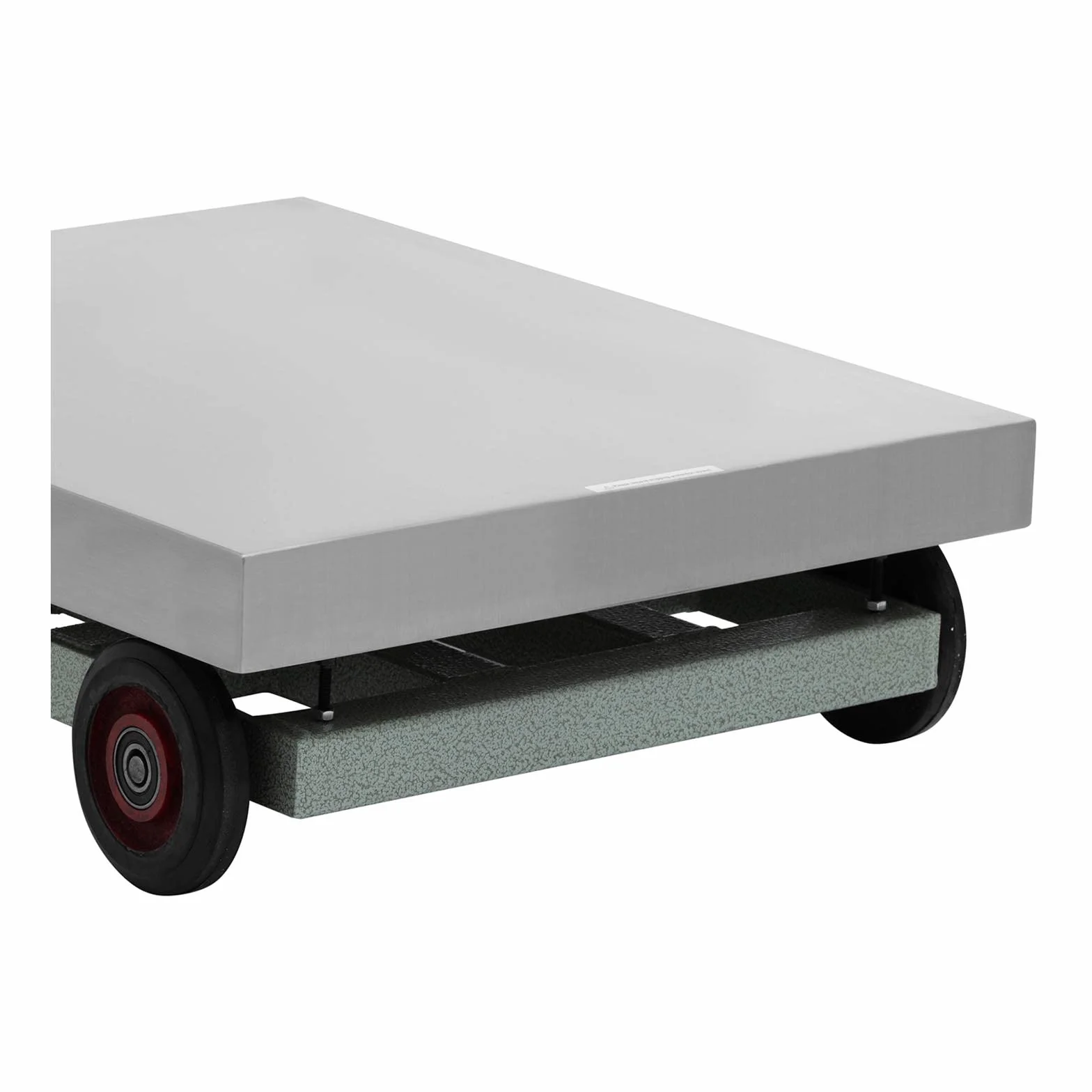 Steinberg Systems SBS-PF-600/100N Plattformwaage rollbar 600 kg / 0,1 kg 500 x 600 x 190 mm kg/lb Industriewaage Bodenwaage