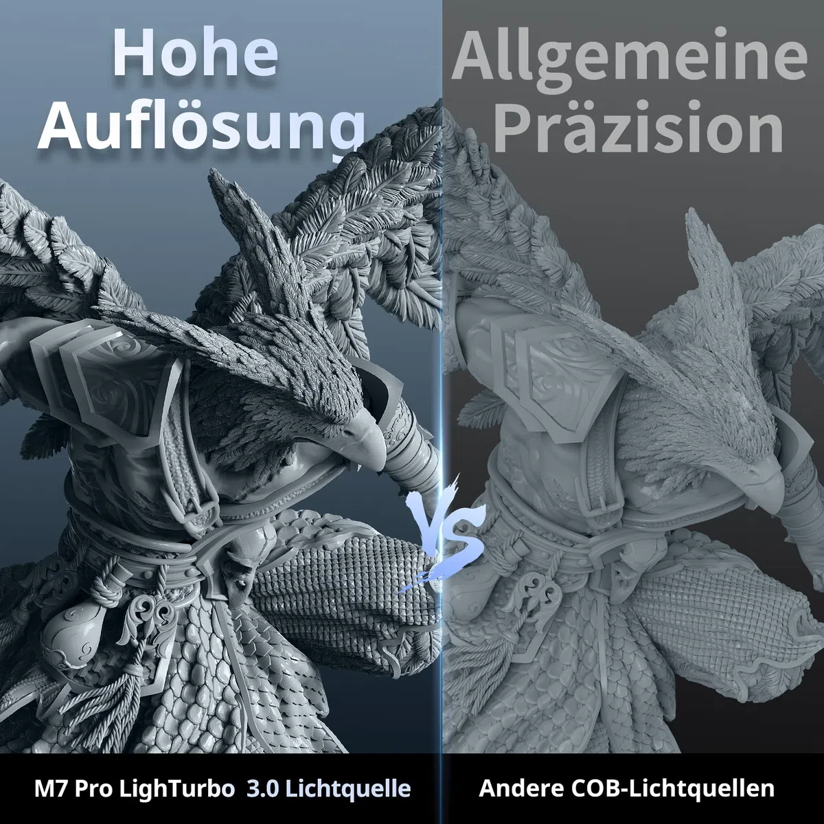ANYCUBIC Photon Mono M7 PRO 14K Harz 3D-Drucker | 170 mm/h Höchstgeschwindigkeit | 10,1 Zoll COB LighTurbo 3.0 | Dynamische Heizung | 223x126x230mm Bauraum