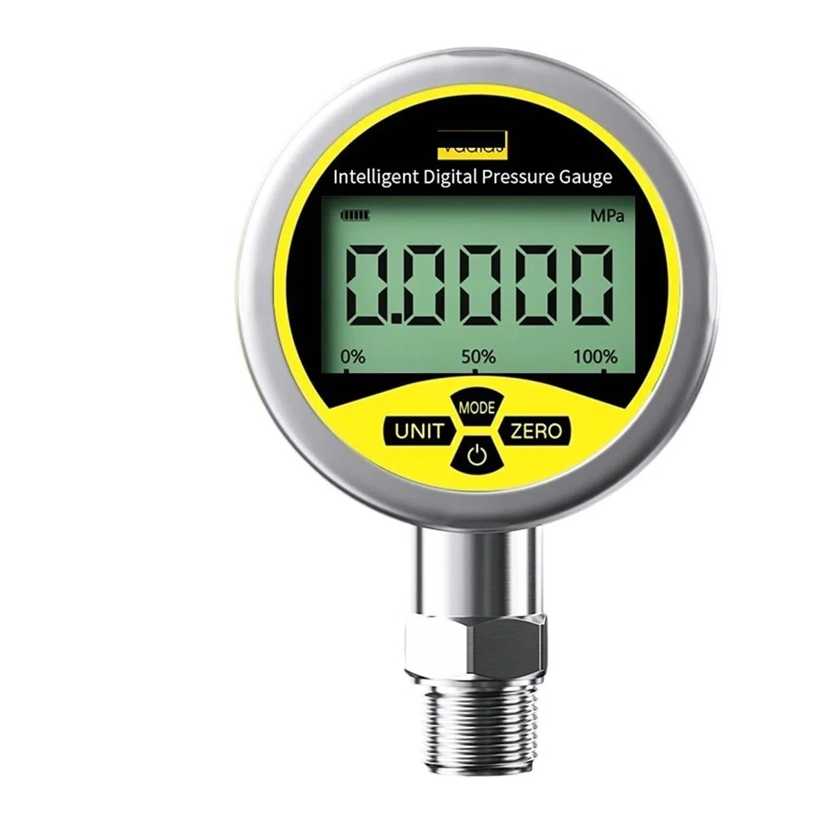 Industrielles Manometer, 300 bar, digitales Manometer, 80 mm, Edelstahl, Flüssigkeitsmesswerkzeuge(0-25Mpa)