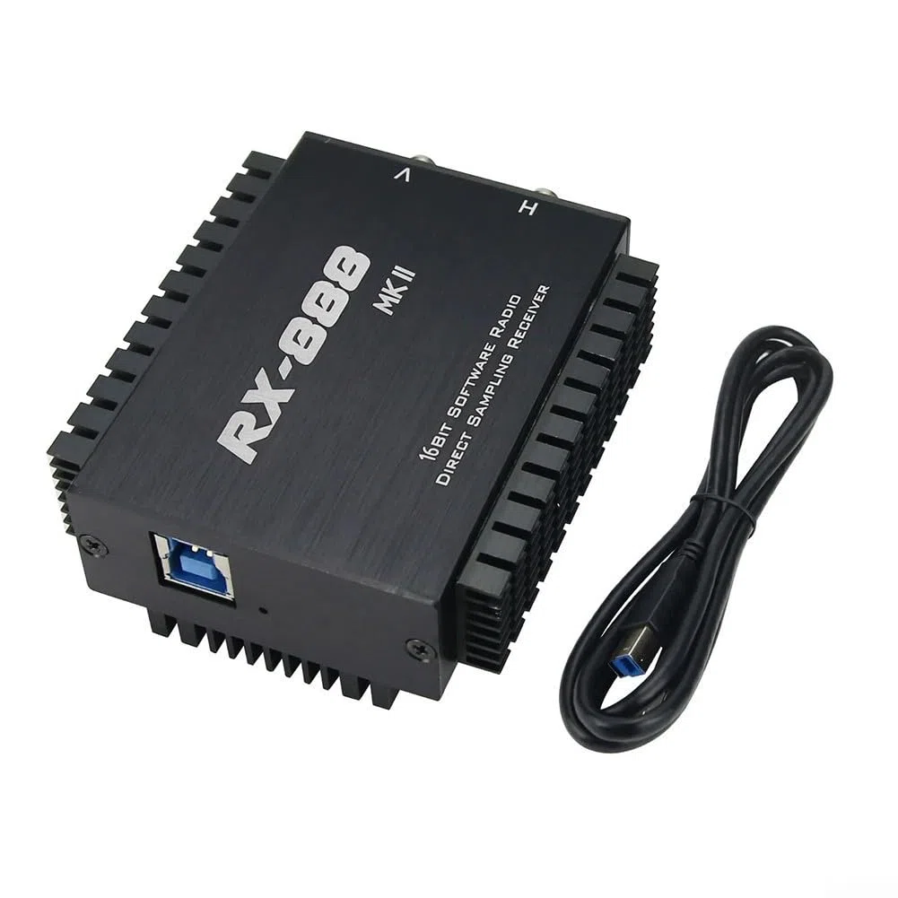 RX-888 Plus RX-888 MKII Funkempfänger, Ham Radio Receiver LTC-2208 16Bit ADC R828D