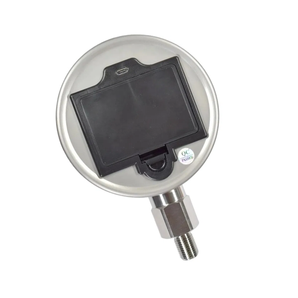 Digitales Manometer, Genauigkeit 0,2 G1/4 Industrie-Manometer aus Edelstahl, Flüssigkeitsmesswerkzeuge(-1bar-4bar)