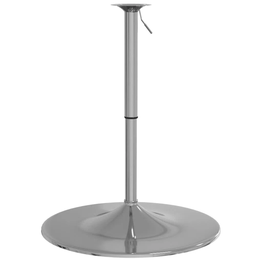 vidaXL Gestell für Bartisch, Tischgestell Höhenverstellbar, Tischbeine Tischuntergestell für Stehtisch Bistrotisch, Verchromter Stahl
