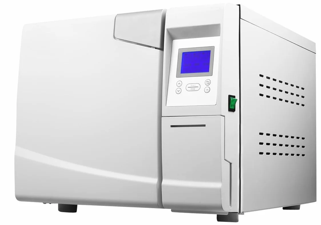 18/22 Liter New Dental Vacuum Steam Autoclave Sterilizer With Printer USB Class B CE, 11 Standard Program… (22 Liter)