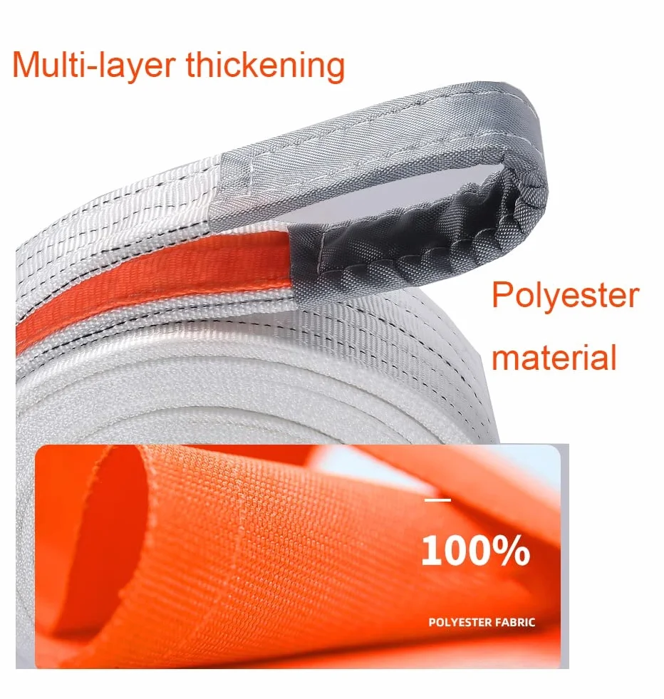 Hebeband 5 Tonnen Tragfähigkeit Länge Hebegurt Rundschlinge Hebeband Bergegurt umzugsgurte hebegurte tragegurte für möbel (Color : 5T, Size : 8M)
