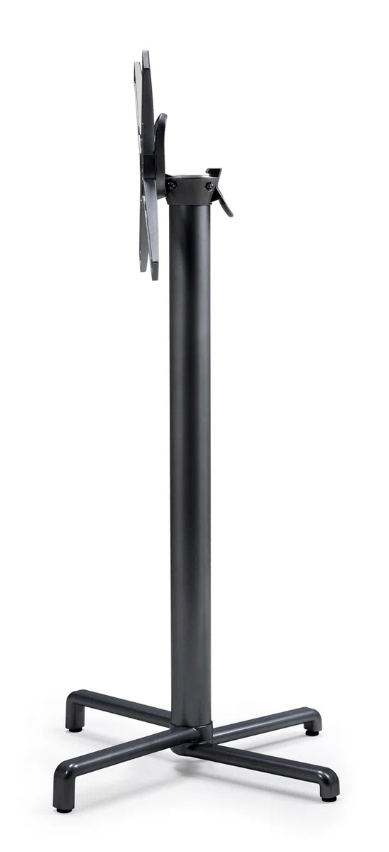 Nardi Stehtischgestell Tischbein Klappbar | Premium | PN5545/110 | Stehtisch | Aluminium | Höhe 107 cm | 6,7 kg | Standfläche 52x48 cm | max. Tischplattengröße 70x70 / Ø 70 cm