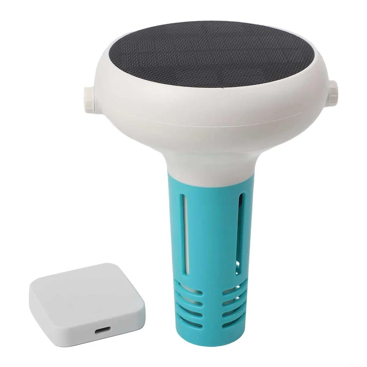 Smart Pool Wassermonitor Wireless Solar Powered PH, ORP, Salzgehalt, Temperatur Tester, mit benutzerdefinierten Warnungen, Echtzeitdaten & mobiler App für effektive Poolwartung