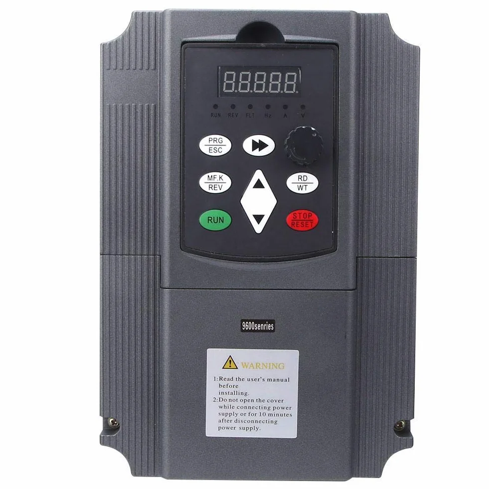 9000-3T-01100G Frequenzumrichter, 11 kW 380 V AC VFD-Wechselrichter, 3-Phasen-Universal-Mini-Frequenzumrichter Eingebauter PID-Regler