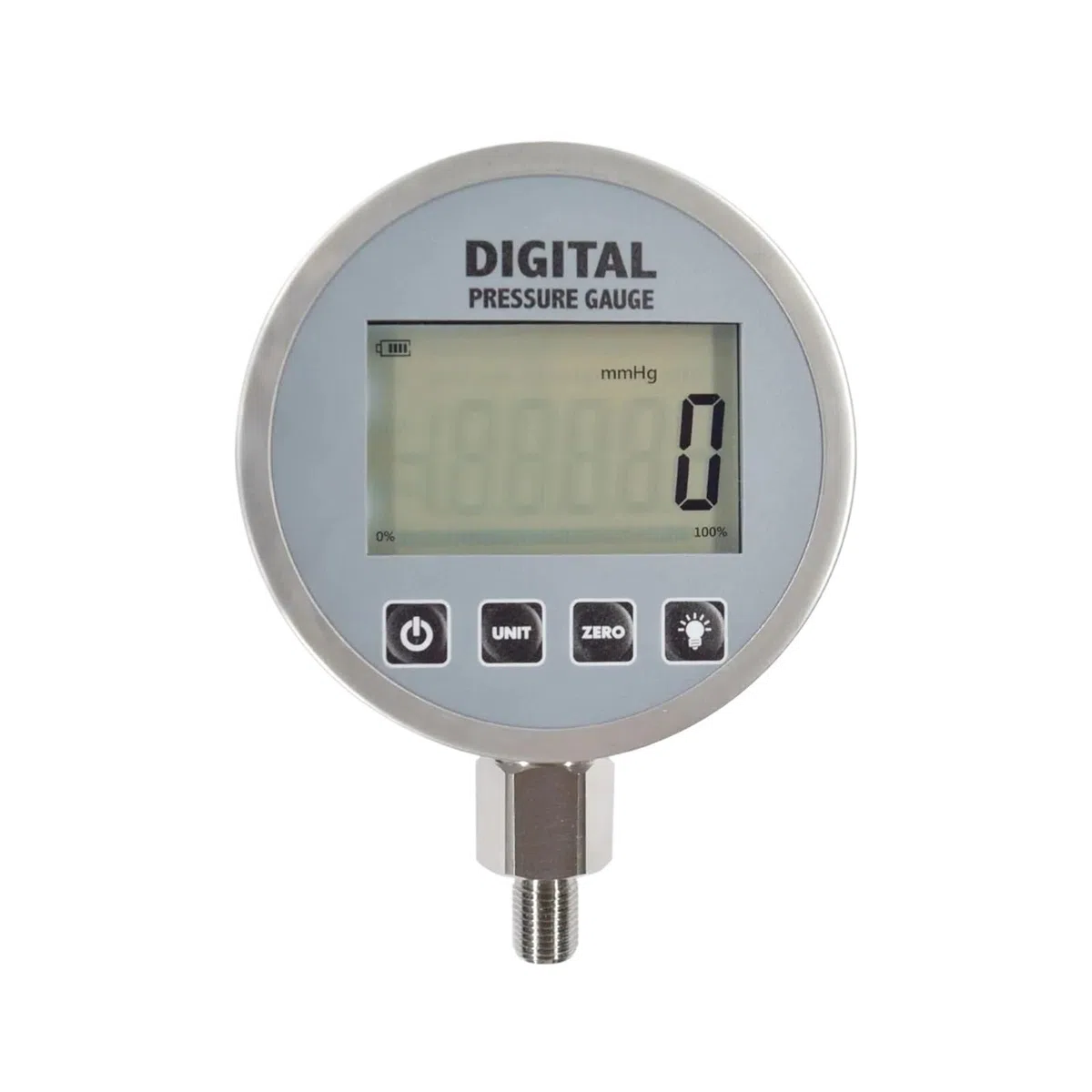 Edelstahl-Manometer, Genauigkeit 0,4–105 mm, digitales Manometer, Flüssigkeitsmessgerät, Öl-Wasser-Messung(0-6Mpa)