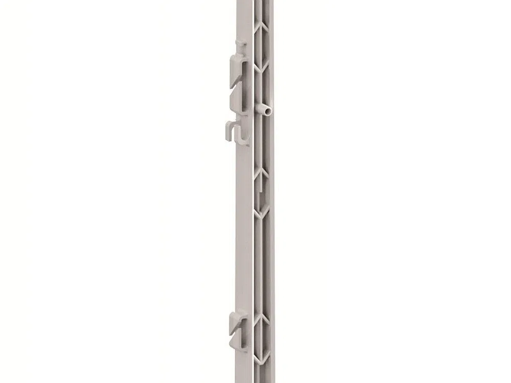 Weidezaunpfahl Kunststoff 105 cm weiß 60 Stück