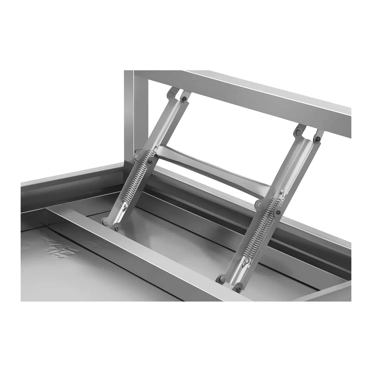 Royal Catering RCAT-180/60K Arbeitstisch klappbar 60 x 180 cm Edelstahl Tisch Küche Tragkraft 230 kg