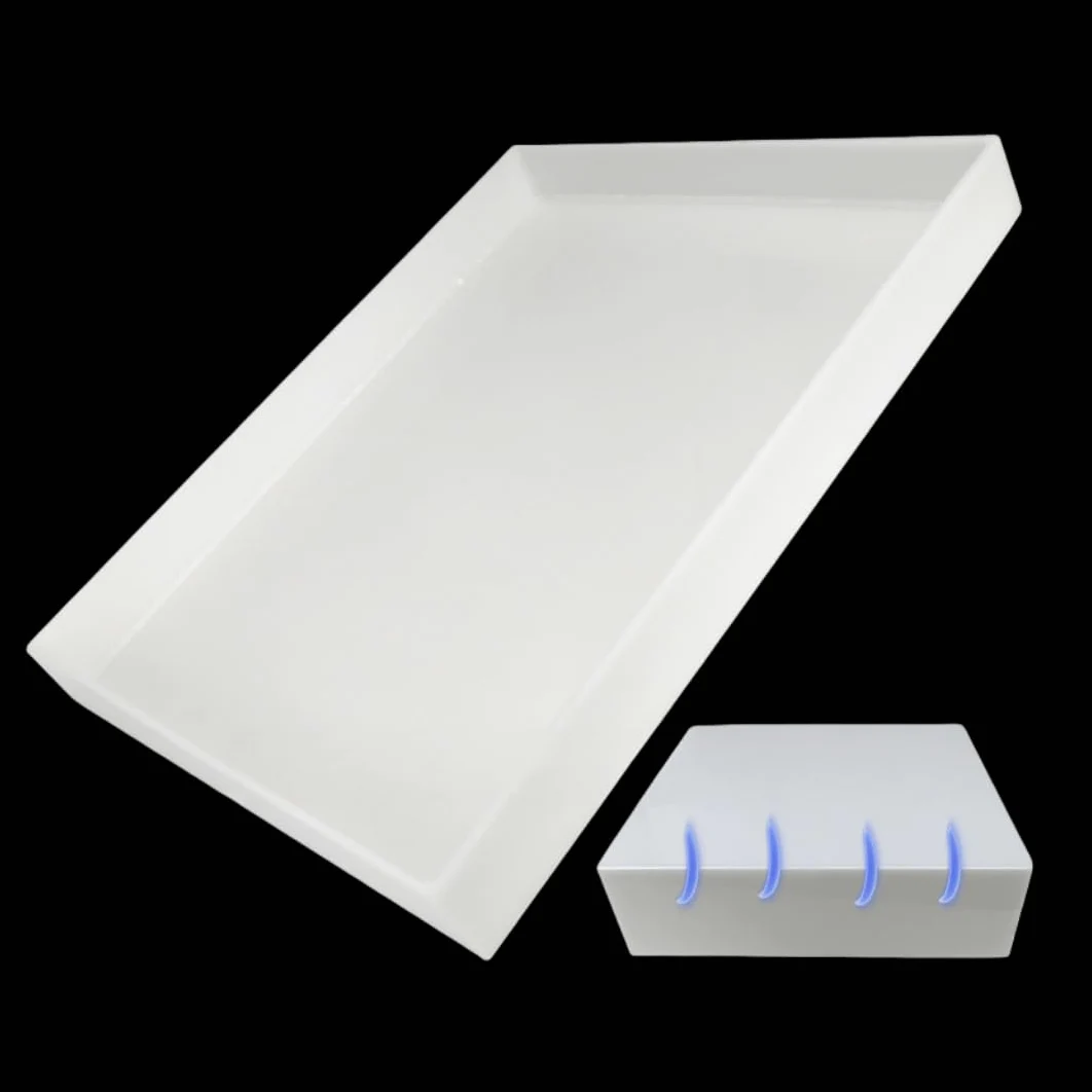 Langlebige PP-Polypropylen-Tabletts for den Laborgebrauch – säure- und laugenbeständige Kunststofftabletts for Reagenzien(90 * 50 * 5cm)