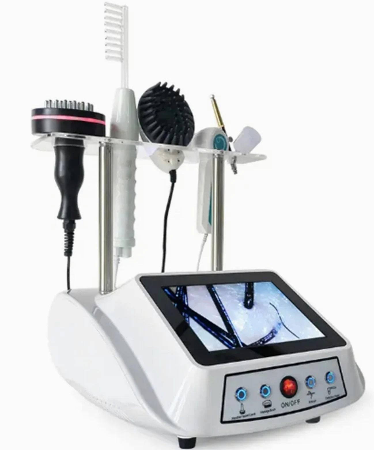 5-in-1-Hautdiagnose-Haaranalysator, Haarfollikel-Analysegerät, Hautdetektor, 5 Diagnose-Haarwerkzeuge, Hautpflege Für Zuhause, Schönheitssalon