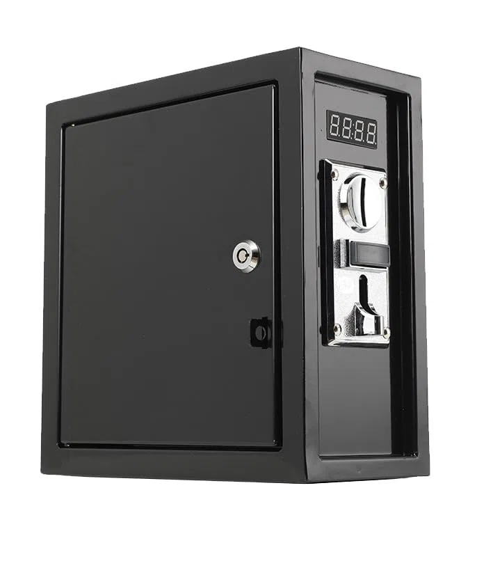 Münzbetriebener Timer-Steuerkasten, Multi-Münzprüfer-Wähler, Betriebene Timer-Steuerplatine, Münz-Timer-Steuerkasten, Netzteilkasten für Arcade-Maschine, Waschmaschine, EU Stecker 220V