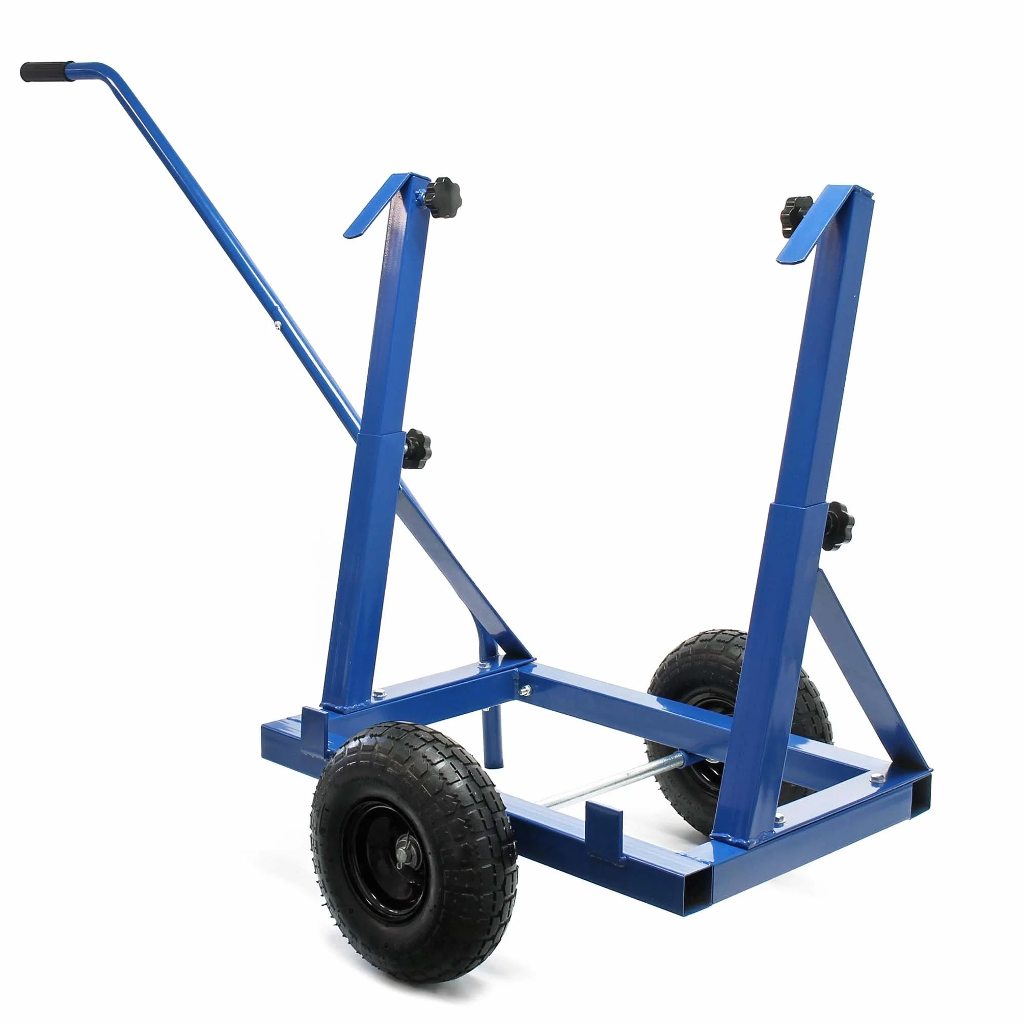 XPOtool Plattenkarren bis 200 kg höhenverstellbar, 2 Luftreifen, Stahl Plattenwagen zum Transport großflächiger Platten u. v. m.