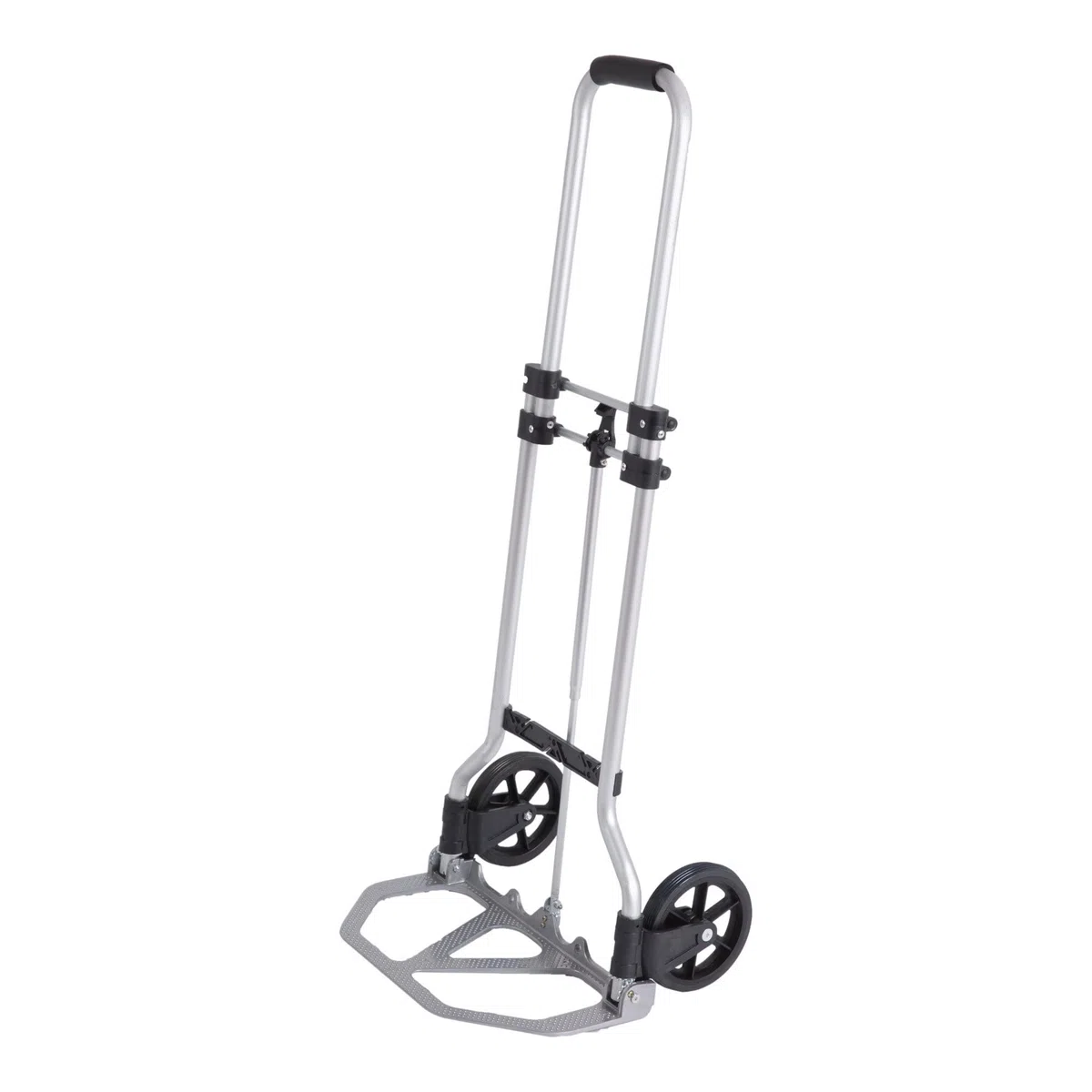 STIER Sackkarre Basic, klappbares Modell, Tragfähigkeit bis 45 kg, aus Aluminium, ideal für Transportaufgaben, mit Vollgummi-Bereifung, leicht und handlich
