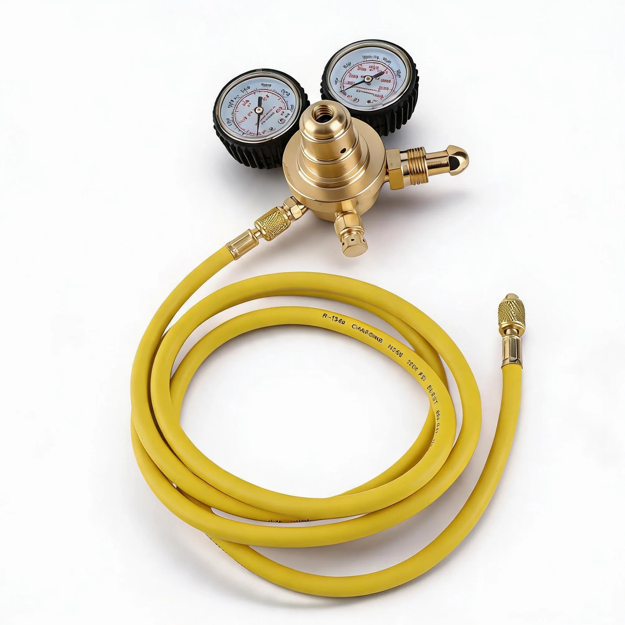 Stickstoffregler mit Schlauch nitrogen regulator Stickstoff-Manometer-Regler-Testkit, Messing-Einlass-Auslass-Anschluss mit 200 Cm Schlauch nitrogen regulator uk 800psi Équipement de soudage au gaz