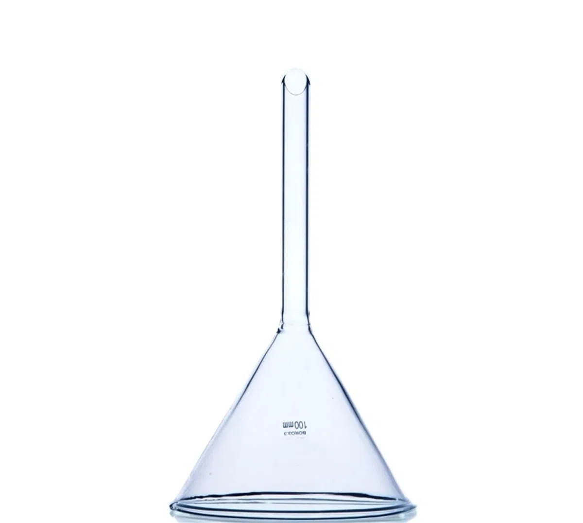 10 Stück/Packung Labor-Dreiecksglas-Trichter, dicker Borosilikatglas-Trichter, Laborausrüstung(90mm)
