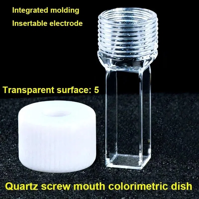 10 mm Quarz-Spiralrillen-Kolorimetrieschale – 3,5 ml, kompatible Laborausrüstung