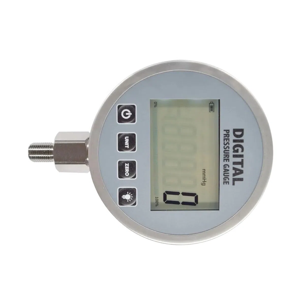 Edelstahl-Manometer, Genauigkeit 0,2. Digitales hydraulisches Manometer, Wassermesswerkzeuge(-1bar-4bar)