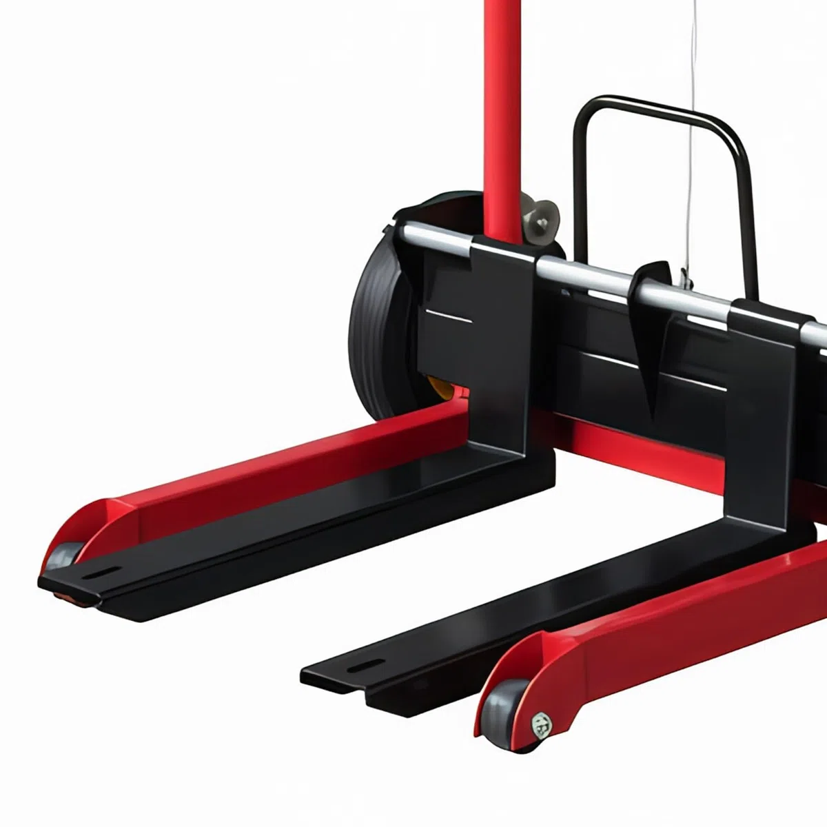 Hubwagen 200 kg Handkurbel-Stapler, faltbarer Gabelstapler for Lagerbeladung gabelstapler