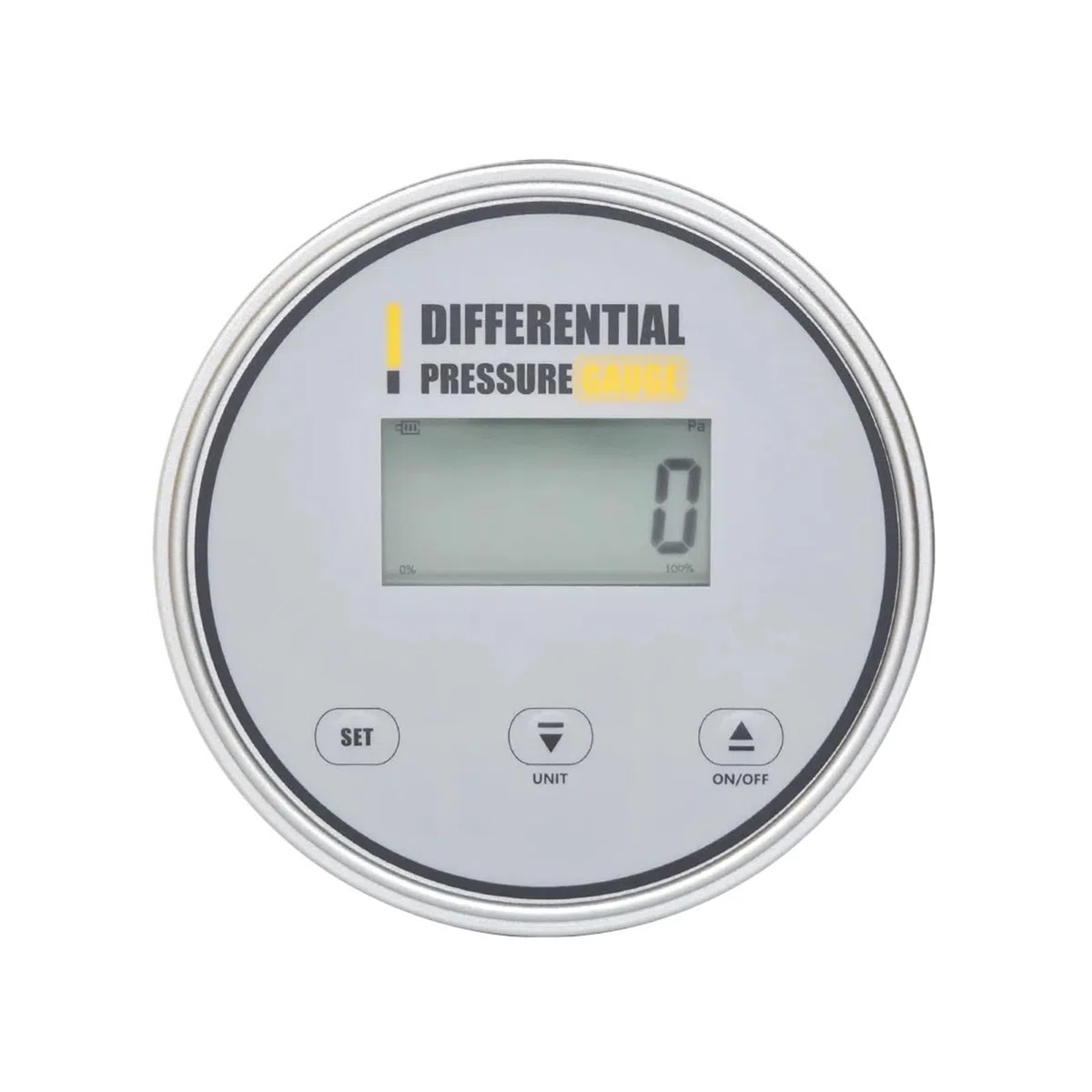 Differenzdruckmessgerät, Genauigkeit 1% FS, batteriebetrieben for Reinraum- und Klimaanlagen-Filtrationsmanometer(-125-125Pa)
