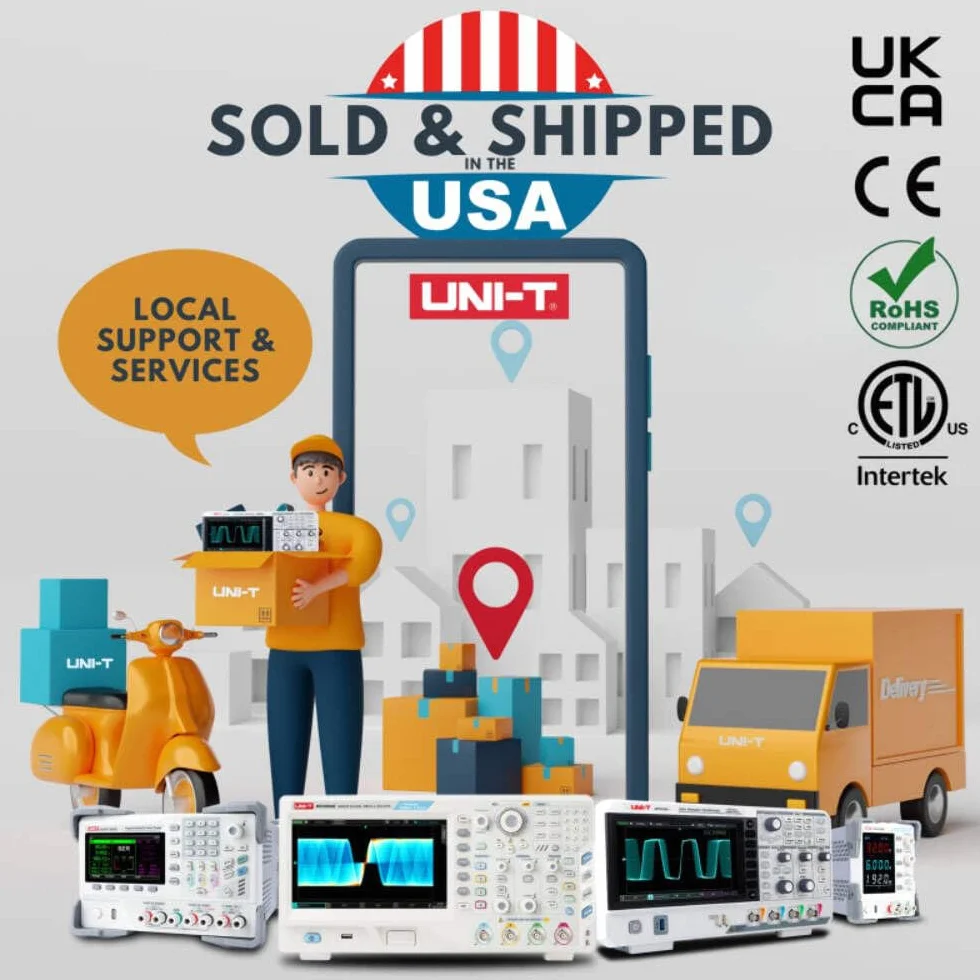 Uni-T UDP3305S-E programmierbares lineares DC Labornetzgerät Labor-Netzteil mit 4 Kanäle, 328W, 10mV,1mA Resolution; Spannung<0.3%+20mV Strom<0.2%+5mA Einstellgenauigkeit