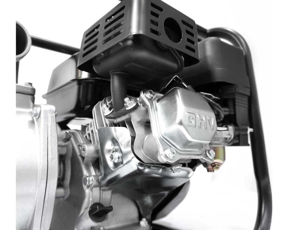 YERD Garten-Wasserpumpe mit 2" Zoll Anschluss, TKB50, 5,5 PS 4-Takt | OHV Motor, 30.000 l/h Födermenge, 30m Förderhöhe, Schlauchanschlüsse 2“