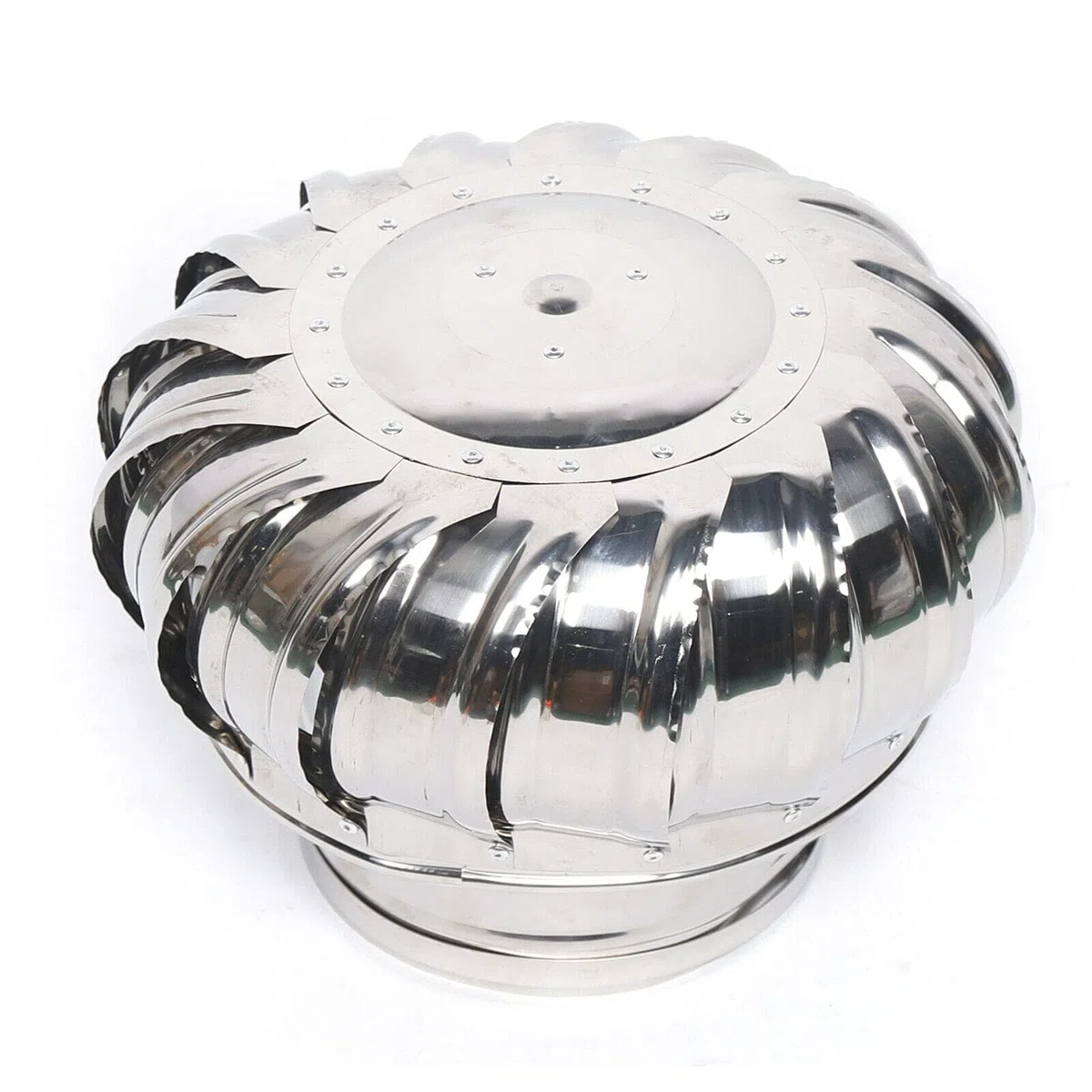 Futchoy Dachventilator Windgetrieben Dachhaube Dachentlüftung Windkraftanlage Abluft Lüftungsaufsatz drehbar 160mm