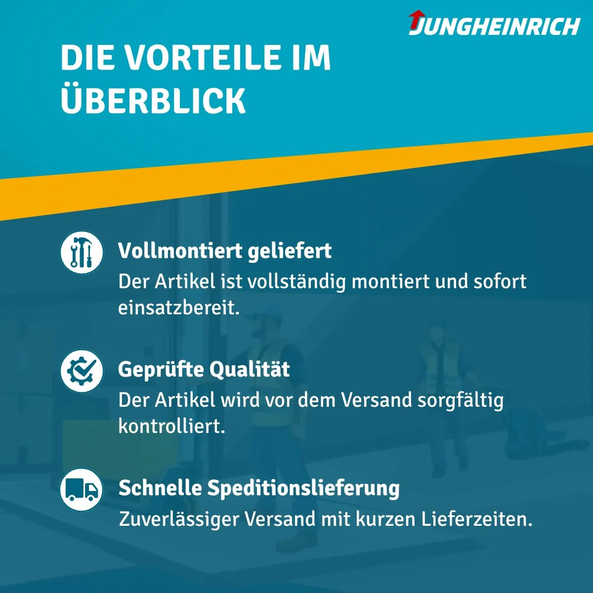 Jungheinrich Hubwagen AM | 2.200 kg Tragkraft | 1.150 mm Gabellänge | Lenkrad aus laufruhigem Vollgummi | Einfach-Gabelrollen aus robustem Polyurethan | Palettenhubwagen