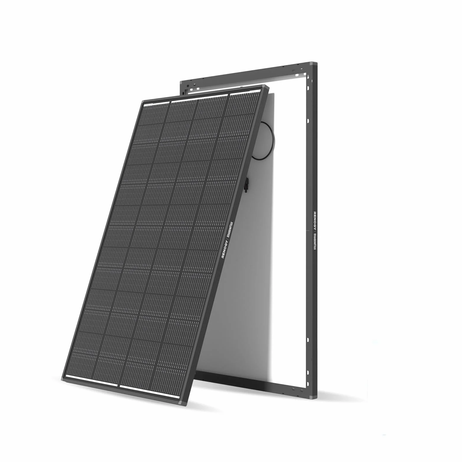 Renogy 200W ShadowFlux Anti-Beschattung N-Typ Solarmodul, PV-Modul 200W 12V 25% Hoch-Effizienz Solarpanel für Wohnmobile, Häuser, Balkone, Boote, landwirtschaftliche Dächer, Batterien und Off-Grid