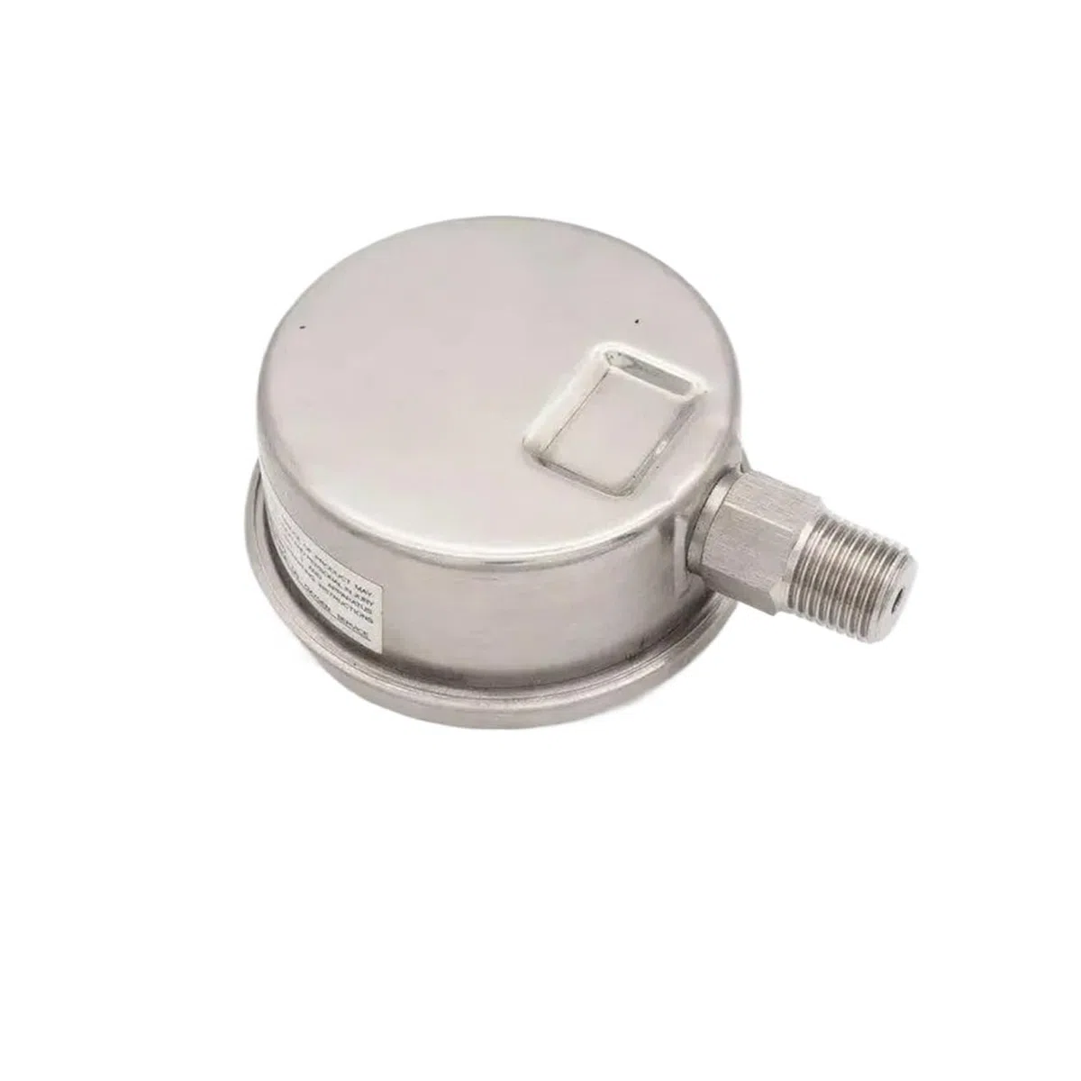Manometer, 40-mm-Zifferblatt-Manometer 1/8" 1/4" BSPT NPT -1 bis 600 Bar, Edelstahl 304(Bronze,0-10 Bar)