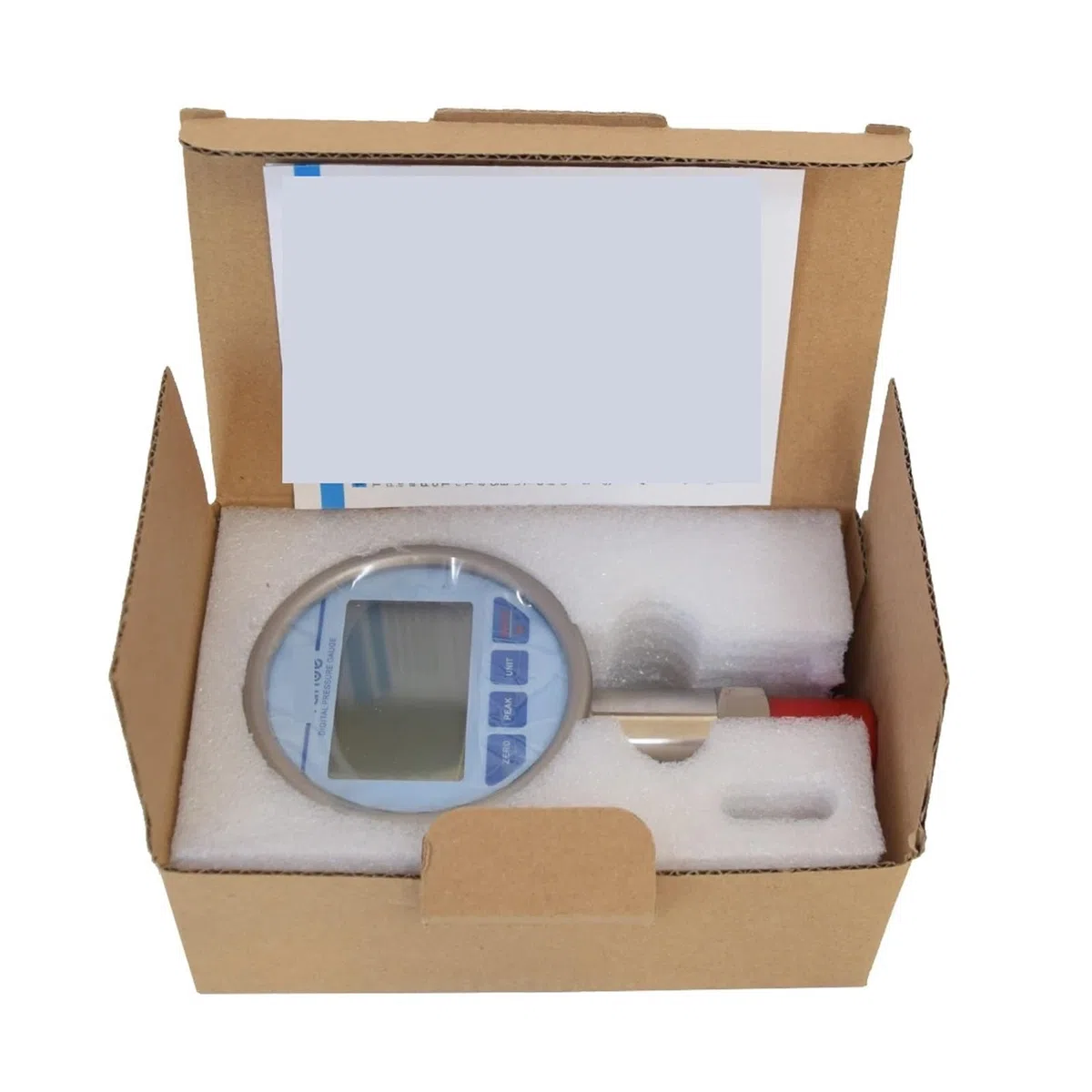 Digitales Manometer, 2000/2500 bar, Hochdruckmessgerät, 316L-Edelstahlgehäuse, Hintergrundbeleuchtung, M20-1,5-Stecker(2500bar)
