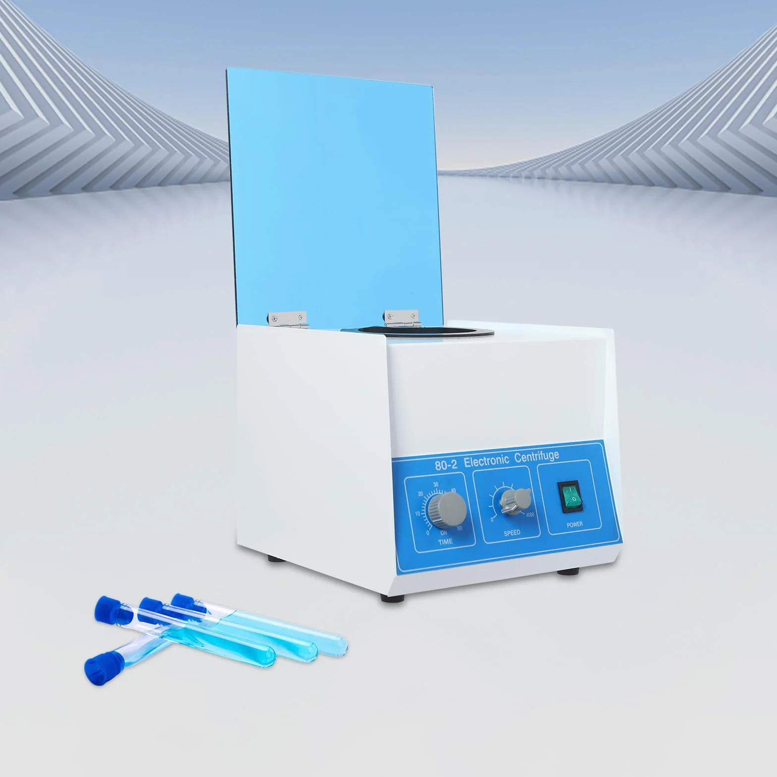 Zentrifuge Laborzentrifuge Tischzentrifuge mit 4000 U/min | Laborgerät mit mit Timer und Drehzahlregelung, geeignet zur Blut- und Plasmaseparation, Fassungsvermögen 12 Röhrchen x 20ml