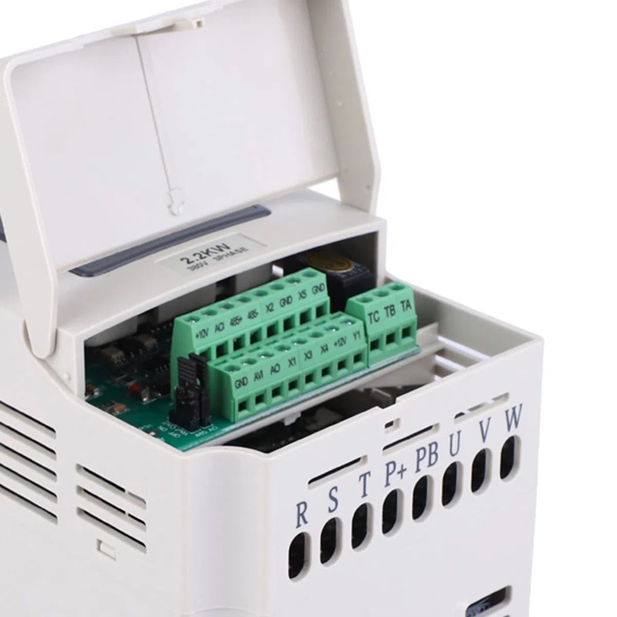380 V 2,2 KW VFD-Frequenzumrichter mit Variabler Frequenz Zur Steuerung der Motordrehzahl, 3-Phasen-Eingangsausgang, 3-Phasen-Konverter für den Einsatz von Maschinen,