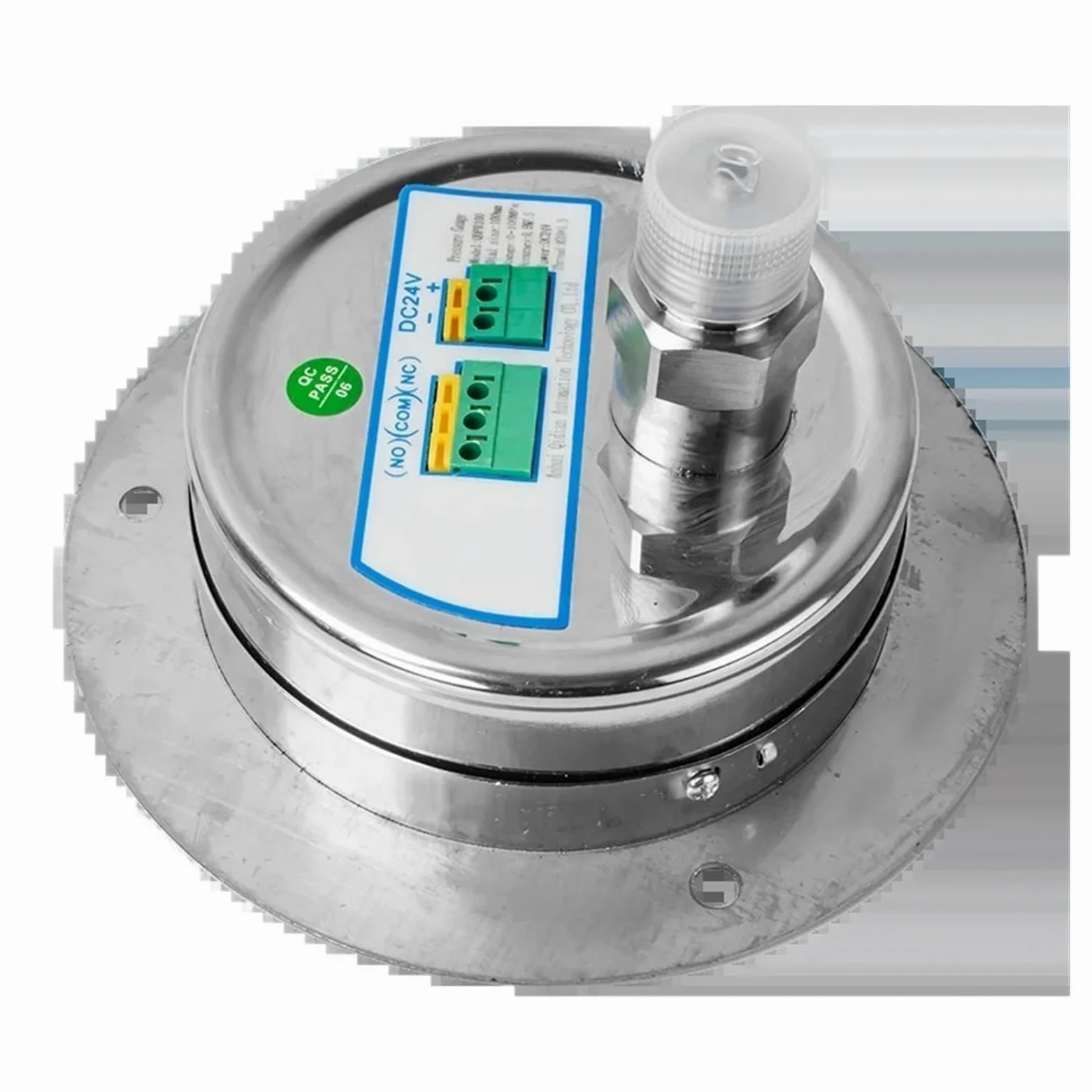 Druckregler, 0–60 MPa digitales Manometer, 100 mm Zifferblatt, elektronischer Kontakt, hydraulisches Manometer, 200 bar, 400 bar, Manometer M20 x 1,5(M20-1.5 Axial,0-0.1Mpa)