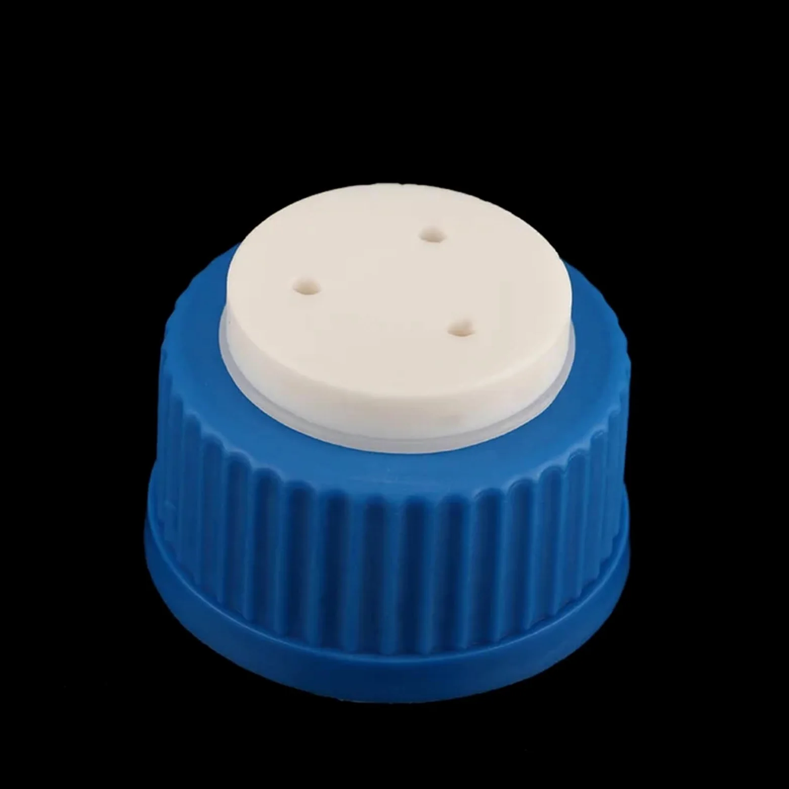 Laborglasflasche für Reagenzien, Reagenzflasche mit GL45 Sicherheitsverschluss aus Borosilikatglas von 100 ml bis 1000 ml, 1-3 Löcher (100 ml-1 Loch)