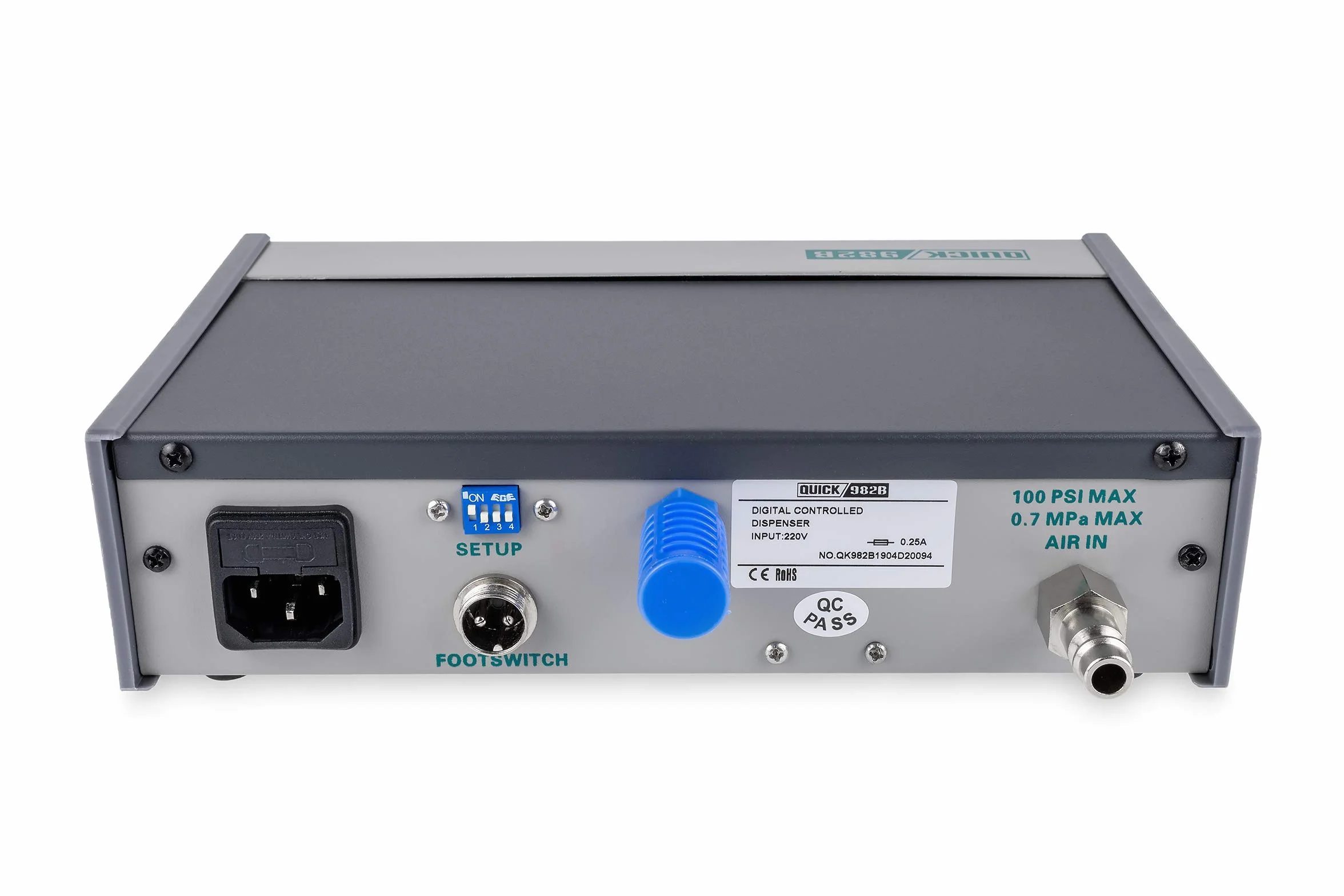 QUICK QU982B Hand-Dispenser für industriellen Einsatz komplettes Starter-KIT mit 10cc & 30cc Kartuschen