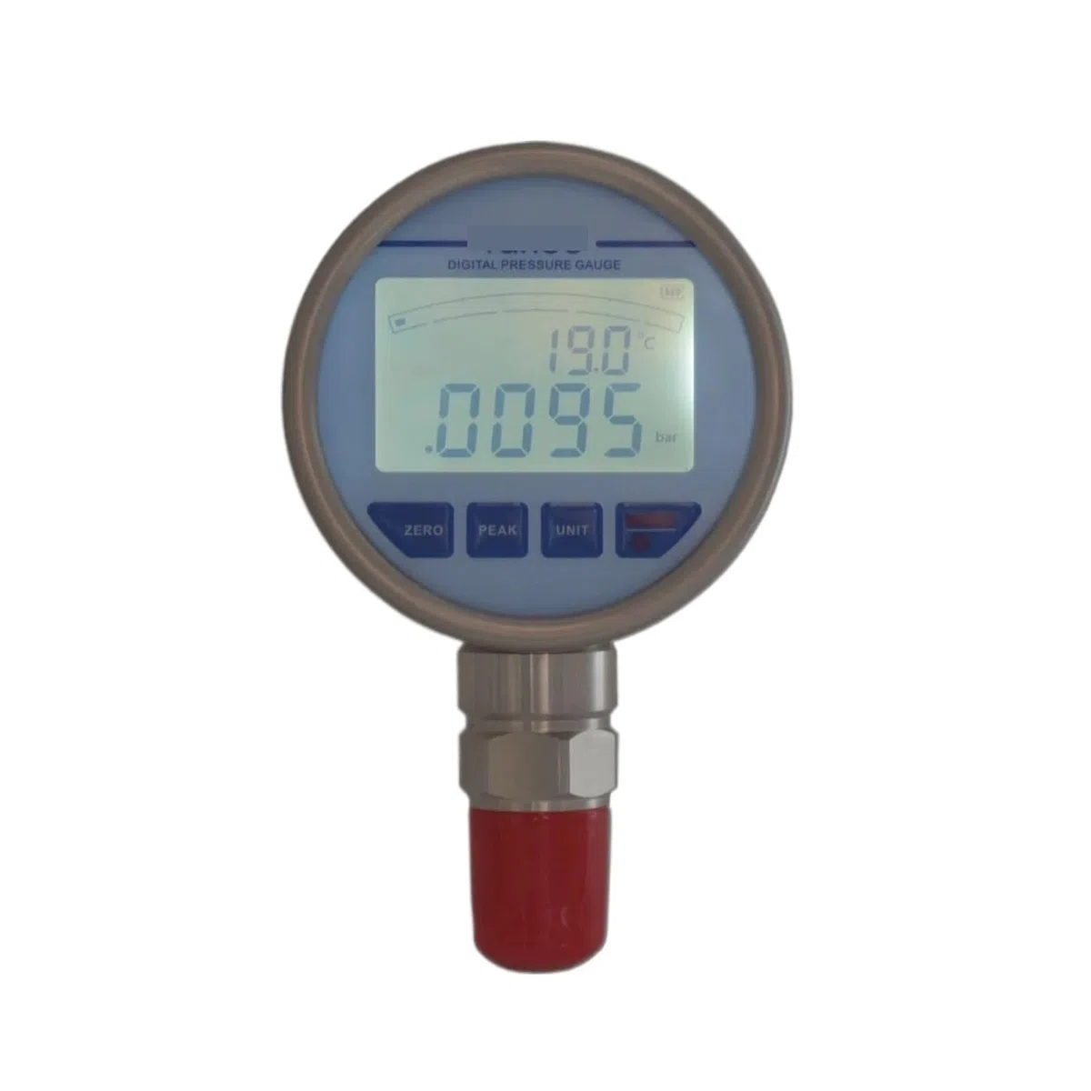 Digitales Manometer, 80 mm Genauigkeit 0,1% for Öl-Luft-Wasser-Manometer mit Digitalanzeige‌(0-1Mpa)