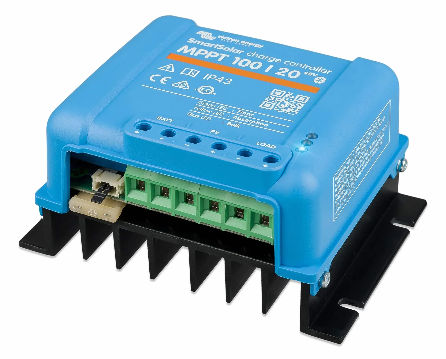 Victron Energy SmartSolar MPPT Laderegler 100/20-48 12V 24V 48V 20A Solarladeregler Bluetooth integriert & enjoy solar 4mm² Profi-Verbindungskabel Solarmodul zu Solarladeregler Anschlusskabel 3m