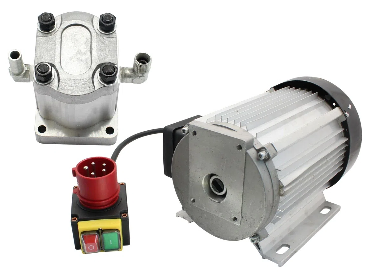 SECURA Hydraulikaggregat 400 V Motor 3,7 kW Motor + Pumpe für Eigenbau Geräte
