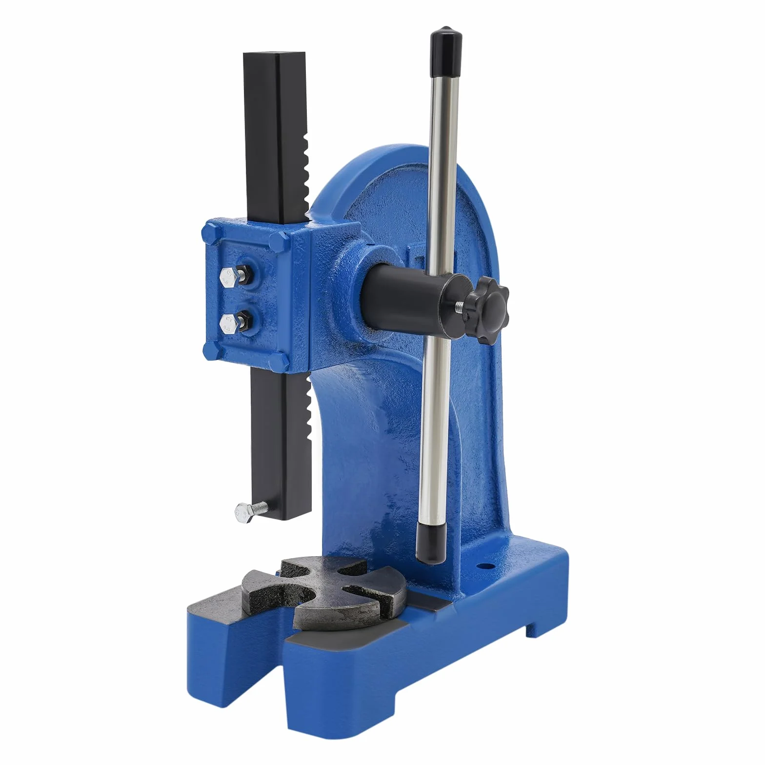 1 Tonne manuelle Arbor Presse 2204 62 lbs Belastbarkeit 5,5 in Max Schlaganfall Gusseisen Build verstellbarer Griff & Rutschschutzgriff für Stempeln Nieten Schmuckhandwerk