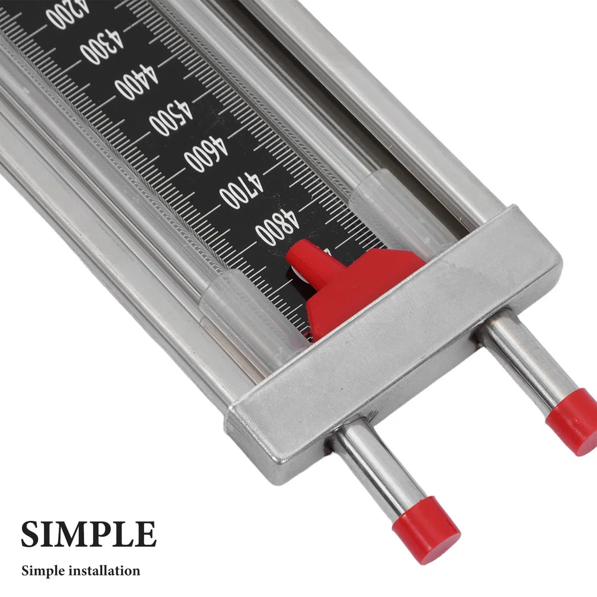 Mikinona U-Rohr-Manometer: Gasdruckmessgerät, Wassersäulenmesser – Vakuumdruckanzeigegerät, U-förmiges Manometer zur Messung von 0–5000 Pa