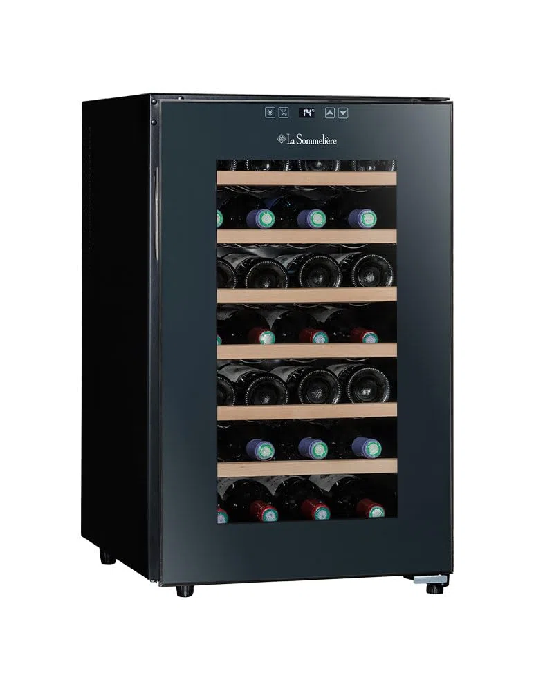 La Sommeliere - Ultra-leiser Hybrid-Weinkühlschrank LS28SILENCE 28 Flaschen