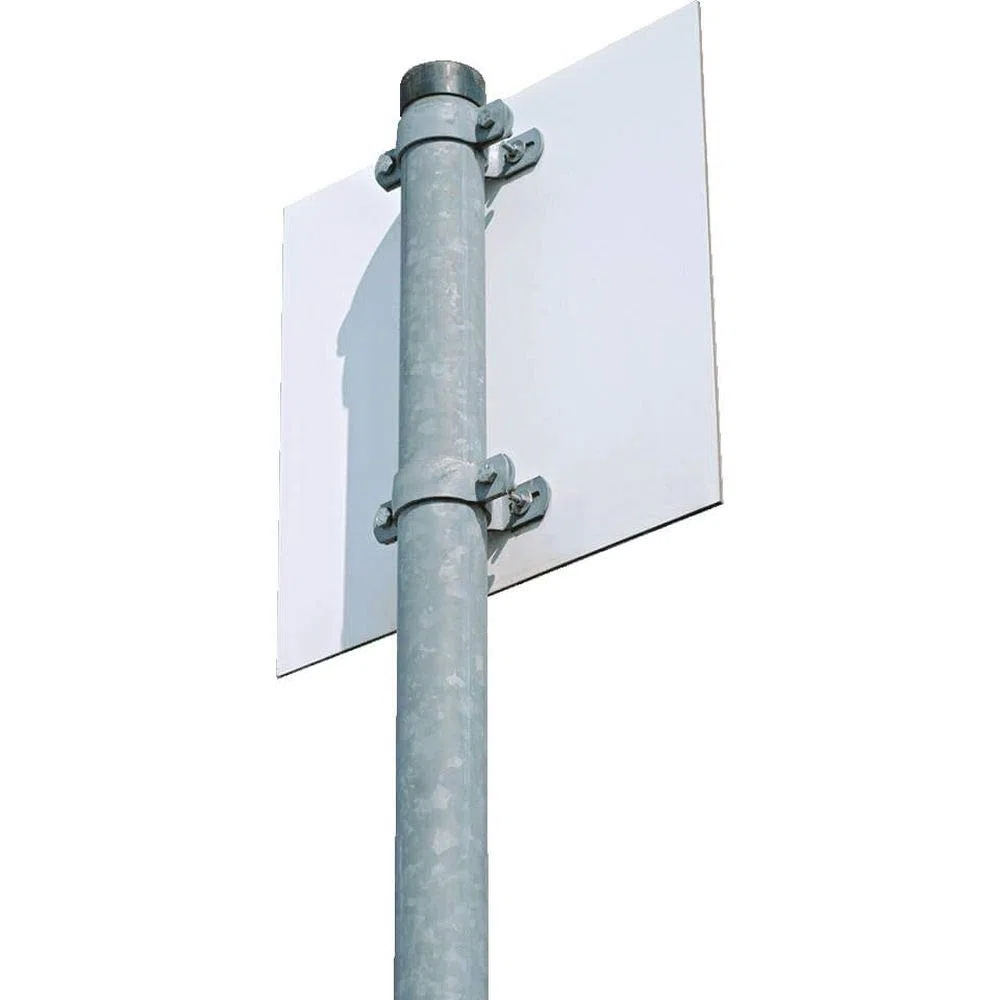BIGPACK 5 x Rohrpfosten zum Einbetonieren, Ø 6 cm, Länge 2,5 m, aus Stahl, Art.-Nr. 610390 | Schilder Pfosten | Stahlrohrpfosten