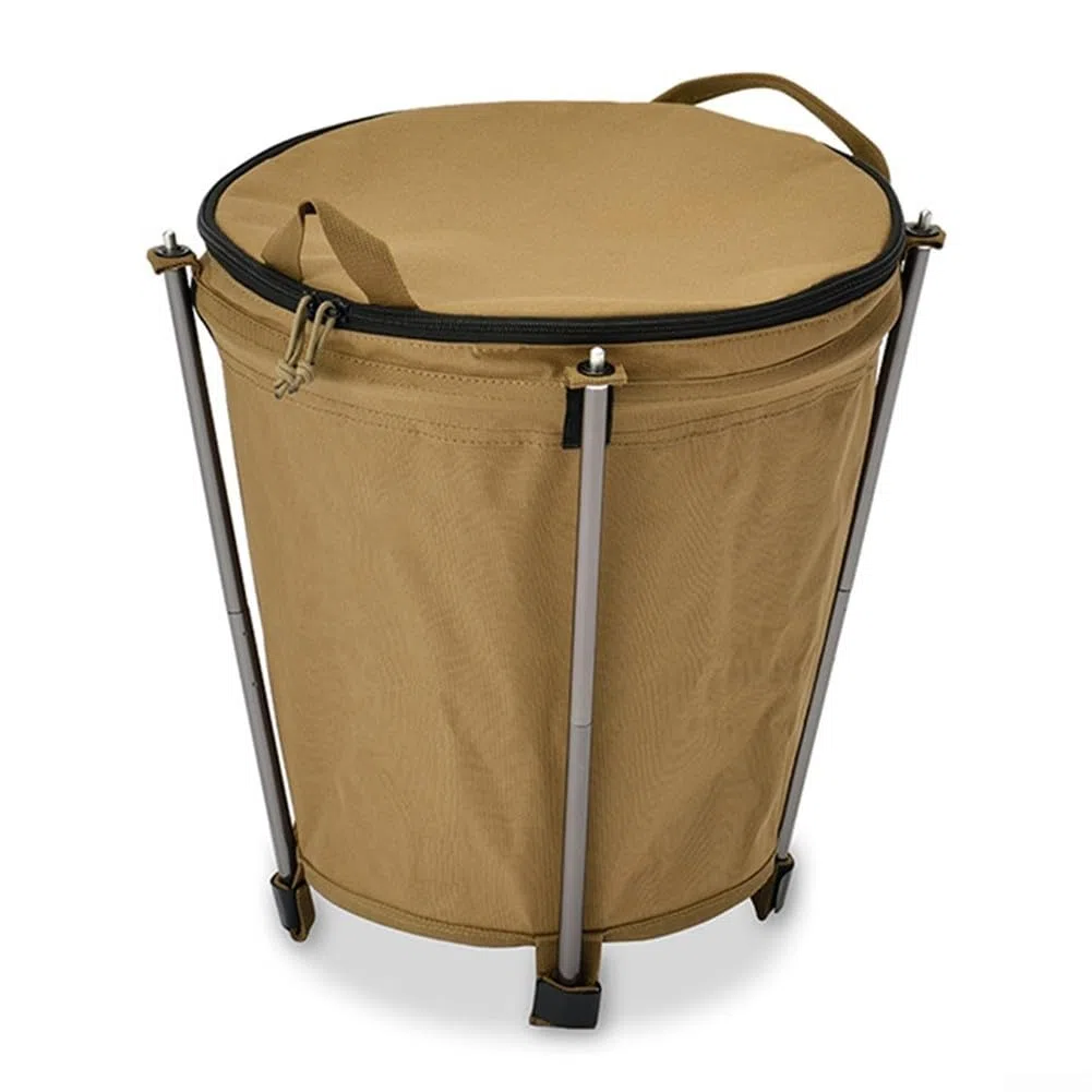 Leichter zusammenklappbarer Camping-Mülleimer, 20 Liter Fassungsvermögen, mit Oxford-Material für Picknick- und Grillabfallsammlung