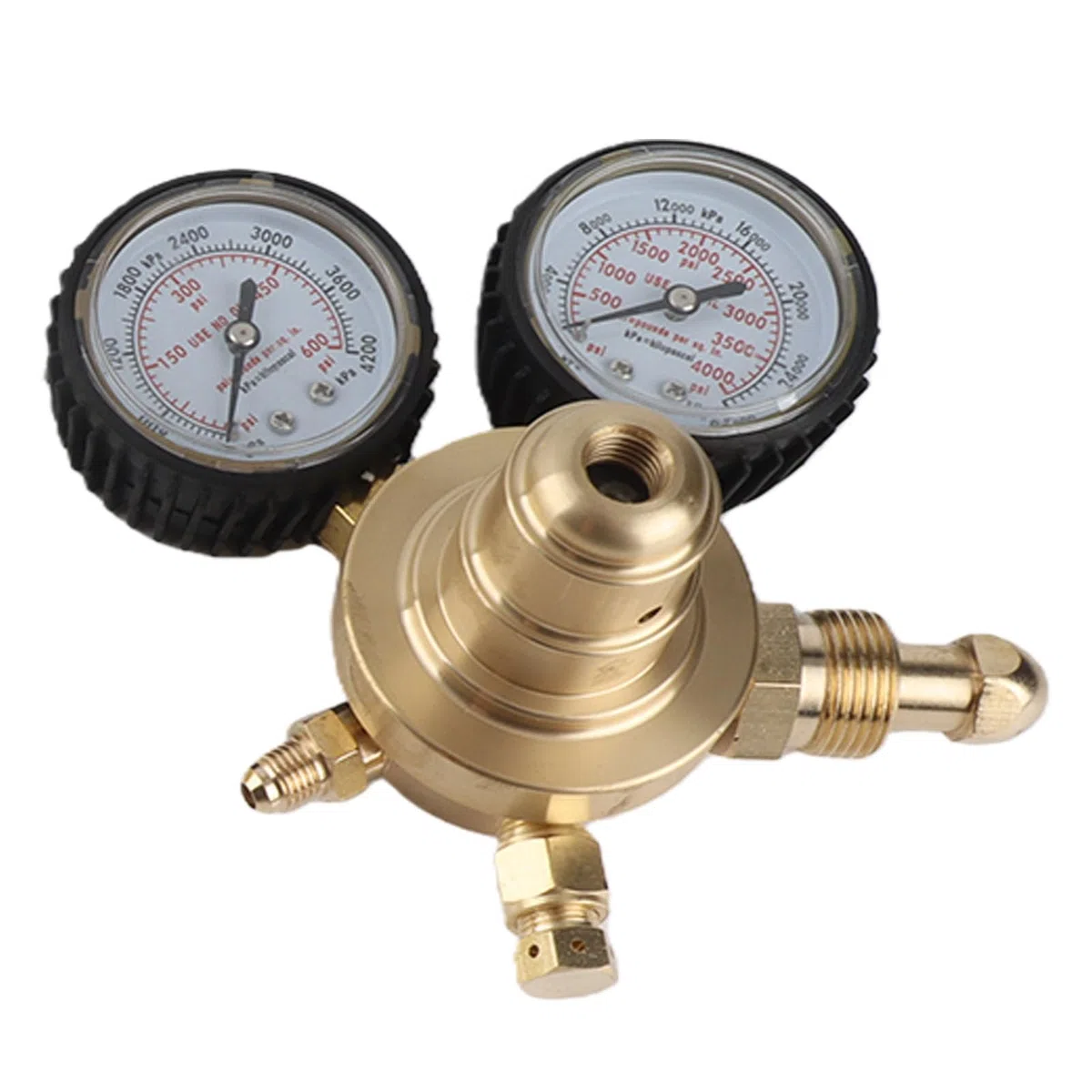 Stickstoff Manometer 0–600/0–4000 Psi Stickstoffregler mit 200cm Schlauch CGA580 Messgerät