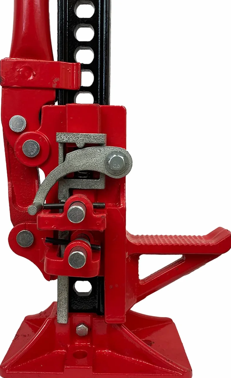 Berger & Schröter 50133 Farm Jack Wagenheber Offroad Traktorhochheber 3500kg Tragkraft, Rot