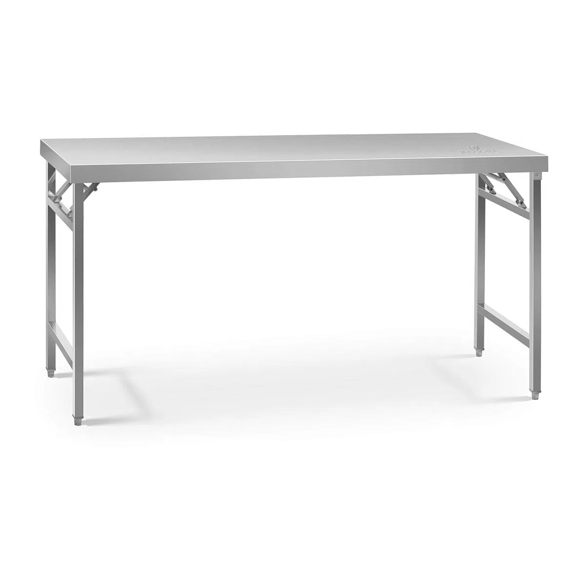 Royal Catering RCAT-180/60K Arbeitstisch klappbar 60 x 180 cm Edelstahl Tisch Küche Tragkraft 230 kg
