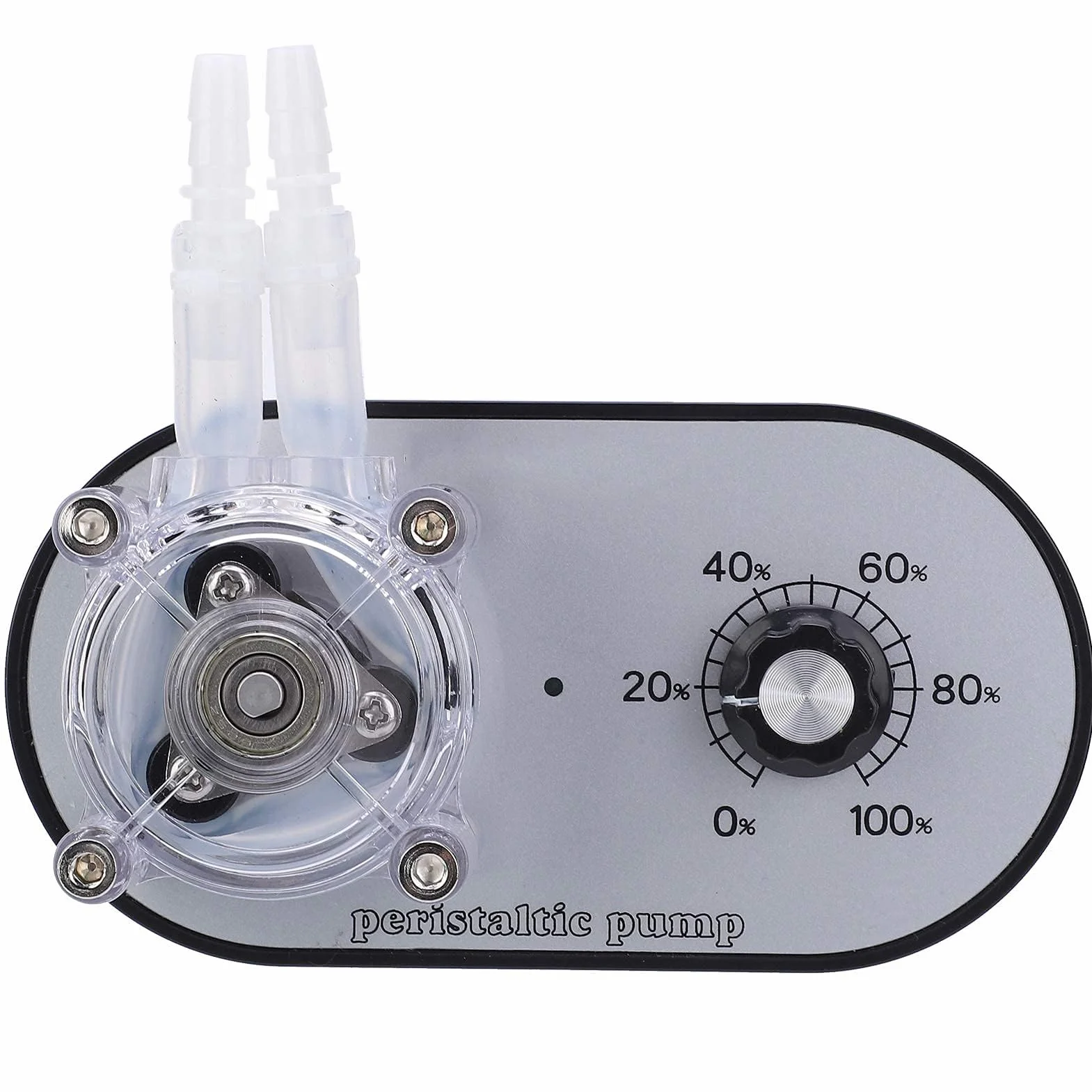 Peristaltikpumpe 114-500Ml/Min AC 100-240V Micro Schlauchpumpe Laboratory Peristaltikpumpe Hochfließende Peristaltikpumpe mit Einem Kopf(EU Plug)